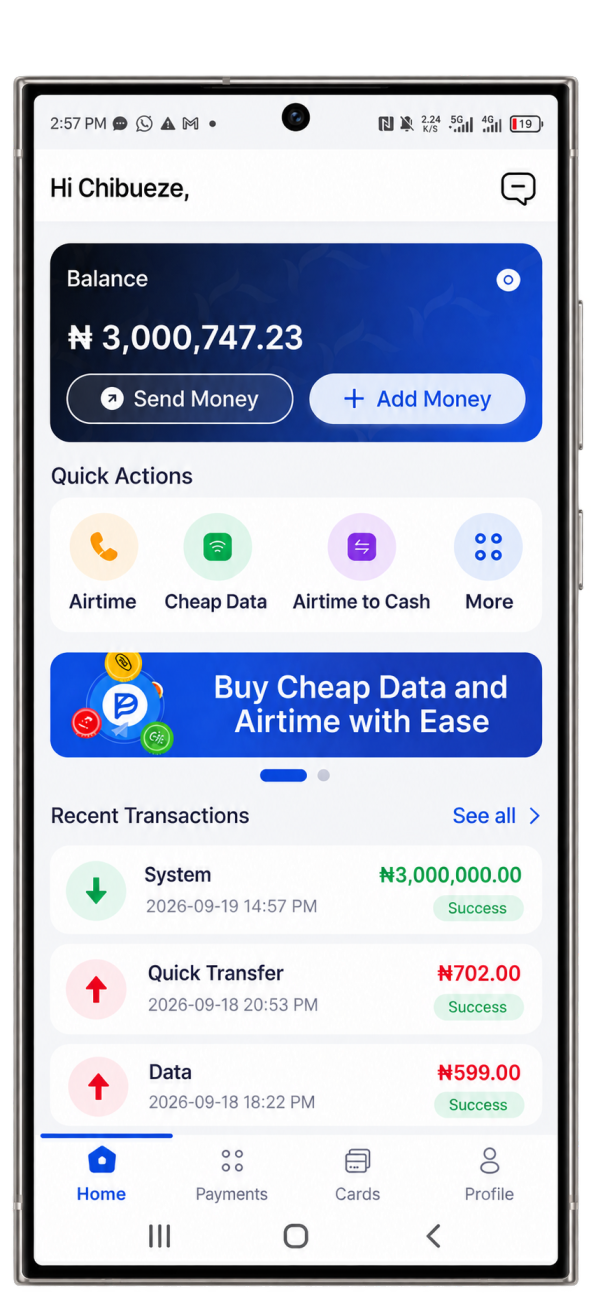 Paymita App Screenshot